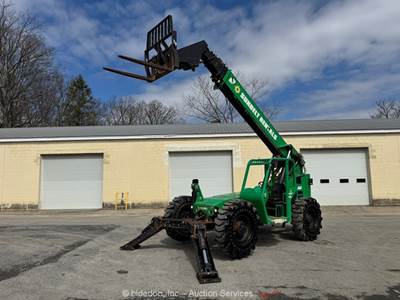 2017 Skytrak 10054 54’ 10,000 lbs Telescopic Reach Forklift Telehandler bidadoo