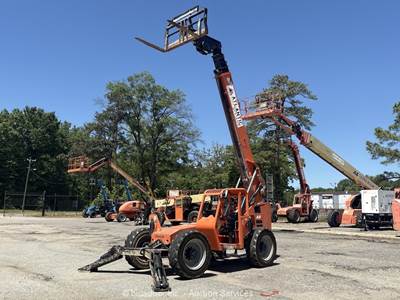 2018 Skytrak 10054 53' 10,000 lbs Telescopic Reach Forklift Telehandler bidadoo