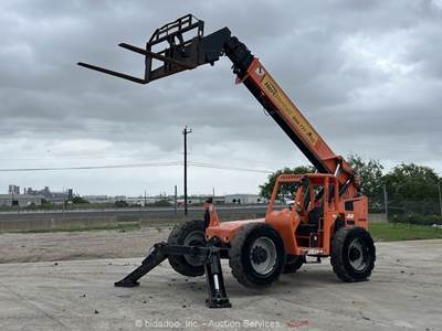 2019 Skytrak 10054 54' 10,000 lbs Telescopic Reach Forklift Telehandler bidadoo