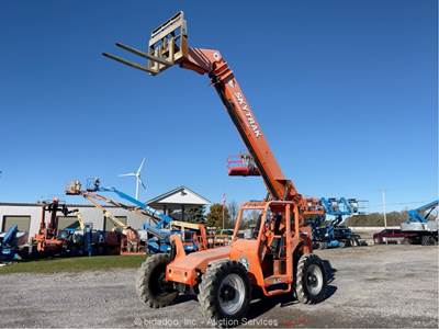 2012 Skytrak 6042 42' 6,000 lbs Telescopic Reach Forklift Telehandler bidadoo