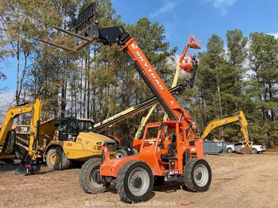 2019 Skytrak 6042 42' 6,000 lbs Telescopic Reach Forklift Telehandler bidadoo