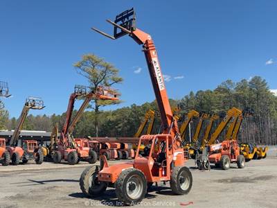 2007 Skytrak 6042 42' 6K Telescopic Reach Forklift Telehandler RECON bidadoo
