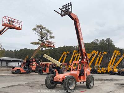 2007 Skytrak 6042 42' 6,000 lbs Telescopic Reach Forklift Telehandler bidadoo