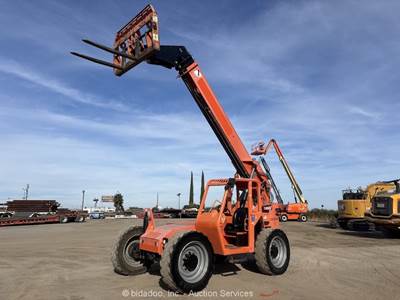 2016 Skytrak 6042 42' 6,000 lbs Telescopic Reach Forklift Telehandler bidadoo