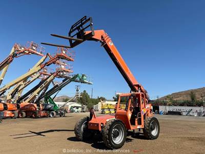 2015 Skytrak 6042 42' 6,000 lbs Telescopic Reach Forklift Telehandler bidadoo