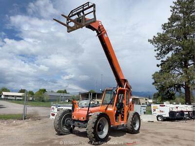 2013 Skytrak 8042 8,000 lbs Telescopic Reach Forklift Telehandler Cab ...