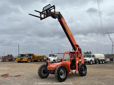 2018 Skytrak 8042 42' 8,000 lbs Telescopic Reach Forklift Telehandler bidadoo