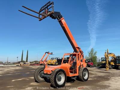 2016 Skytrak 8042 8K Telescopic Reach Forklift Telehandler Aux Cummins bidadoo