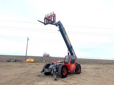 2019 Skyjack SJ1256THS 56' 12K Telescopic Reach Forklift Cab Telehandler bidadoo