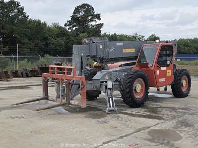 2018 Skyjack SJ1256THS 56' 12K Telescopic Reach Forklift Cab Telehandler bidadoo