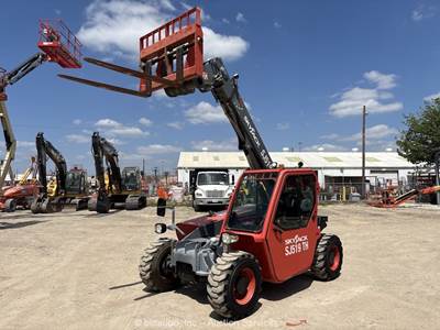 2022 Skyjack SJ519 TH 19' 5,500 lbs Telescopic Reach Forklift A/C Cab bidadoo