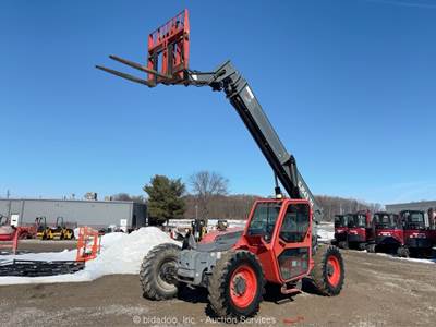 2016 Skyjack SJ643TH 43’ 6k Telescopic Reach Forklift Cab Telehandler bidadoo