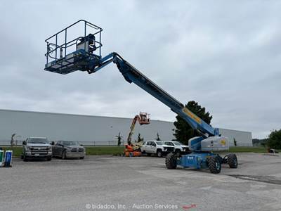 2014 Genie S-105 105' 4WD Diesel Telescopic Boom Lift Aerial Platform bidadoo