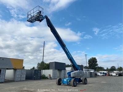 2016 Genie S-125 125' 4WD Diesel Telescopic Boom Lift Man Aerial Platfor bidadoo
