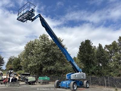 2014 Genie S-125 125' AWD Diesel Telescopic Boom Lift Man Aerial Manlift bidadoo