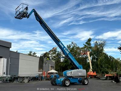 2016 Genie S-125 125' 4WD Diesel Telescopic Boom Lift Aerial Platform bidadoo
