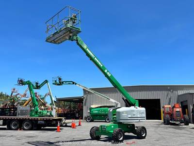 2017 Genie S-40 40' 4WD Diesel Telescopic Boom Lift Man Aerial Platform bidadoo