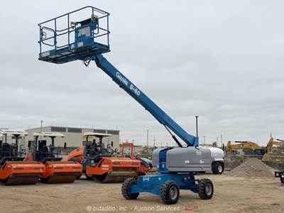 2017 Genie S-40 40' 4WD Diesel Telescopic Boom Lift Man Aerial Platform bidadoo
