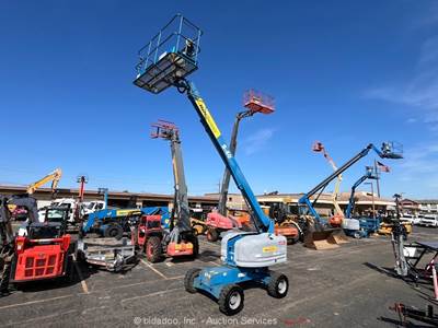 2018 Genie S-40 40' 4WD Diesel Telescopic Boom Lift Man Aerial Platform bidadoo
