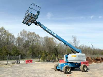 2007 Genie S-40 40' 4WD Diesel Telescopic Boom Lift Man Aerial Platform bidadoo