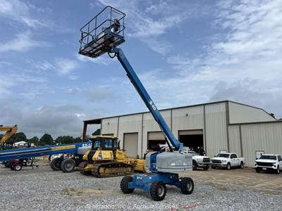 2017 Genie S-40 40' 4WD Diesel Telescopic Boom Lift Aerial Generator bidadoo