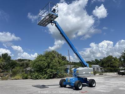 2015 Genie S-40 40' 4WD Diesel Telescopic Boom Lift Man Aerial Platform bidadoo