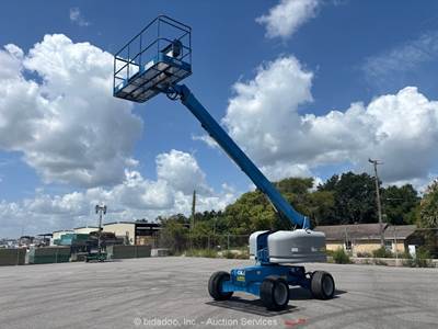 2016 Genie S-40 40' 4WD Diesel Telescopic Boom Lift Man Aerial Platform bidadoo