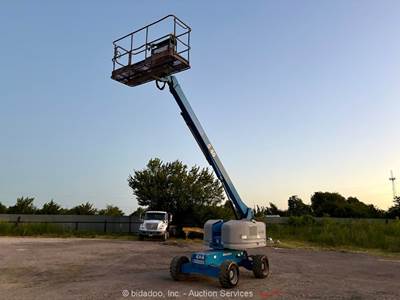 2017 Genie S-40 40' 4WD Diesel Telescopic Boom Lift Man Aerial Platform bidadoo