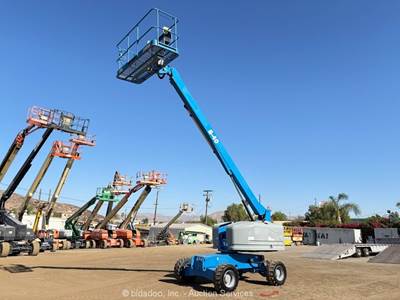 2017 Genie S-40 40' 4WD Diesel Telescopic Boom Lift Man Aerial Platform bidadoo