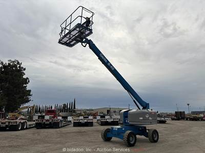 2017 Genie S-40 40’ 4WD Diesel Telescopic Boom Lift Man Aerial Platform bidadoo