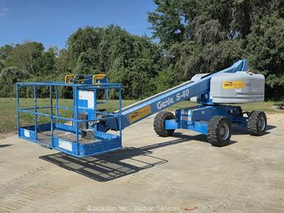 2018 Genie S-40 40' 4WD Diesel Telescopic Boom Lift Aerial Platform Gen bidadoo