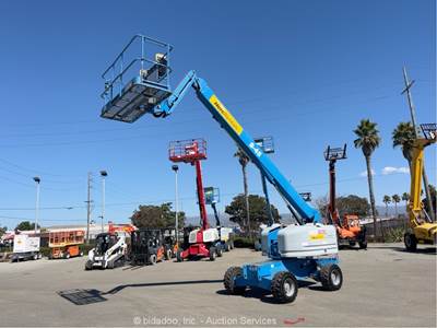 2018 Genie S-45 45' 4WD Diesel Telescopic Boom Lift Man Aerial Platform bidadoo