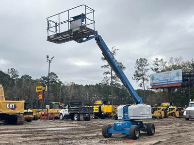 2016 Genie S-45 45' 4WD Diesel Telescopic Boom Lift Man Aerial Platform bidadoo