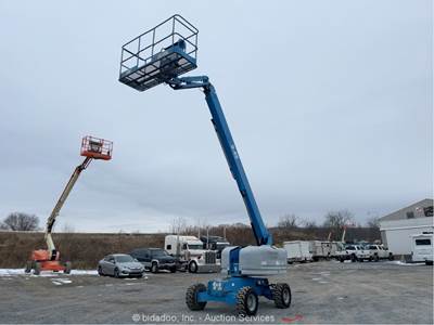 2015 Genie S-45 45' 4WD Diesel Telescopic Boom Lift Man Aerial Platform bidadoo