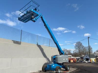 2013 Genie S-45 45' 4WD Diesel Telescopic Boom Lift Mobile Aerial Jib bidadoo