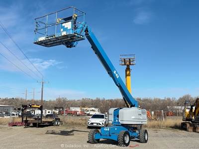 2017 Genie S-45 45' 4WD Diesel Telescopic Boom Lift Man Aerial Platform bidadoo