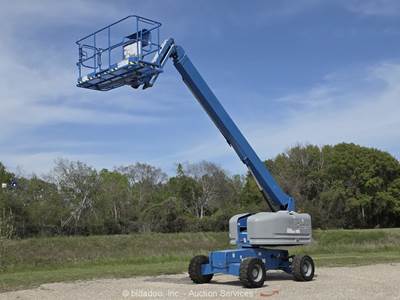 2013 Genie S-45 45' 4WD Telescopic Boom Lift Man Aerial D/F Platform LPG bidadoo