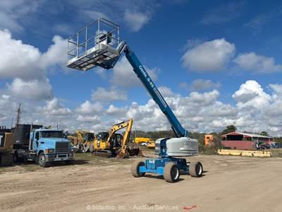 2016 Genie S-45 45' 4WD Diesel Telescopic Boom Lift Man Aerial Platform bidadoo