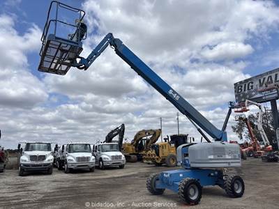 2017 Genie S-45 45' 4WD Dual Fuel Telescopic Boom Lift Man Aerial bidadoo