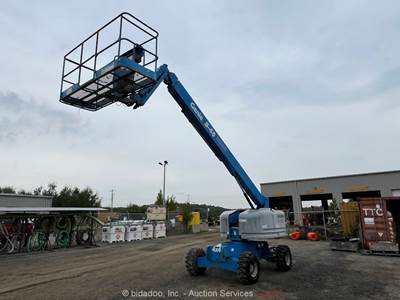 2015 Genie S-45 45' 4WD Diesel Telescopic Boom Lift Man Aerial Platform bidadoo