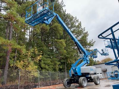 2025 Genie S-60DC 60' Electric Telescopic Boom Lift Man Aerial Platform bidadoo