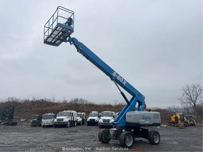 2015 Genie S-60X 60' 4WD Diesel Telescopic Boom Lift Man Aerial Platform bidadoo