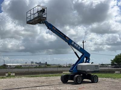 2017 Genie S-60X 60' 4WD Diesel Telescopic Boom Lift Man Aerial Platform bidadoo