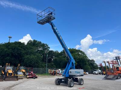 2016 Genie S-60X 60' 4WD Diesel Telescopic Boom Lift Man Aerial Platform bidadoo