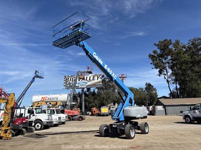 2017 Genie S-60XC 60' 4WD Diesel Telescopic Boom Lift Aerial Platform bidadoo