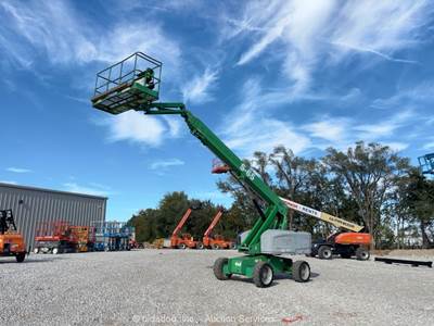 2014 Genie S-65 65' 4WD Diesel Telescopic Boom Lift Man Aerial Genset bidadoo