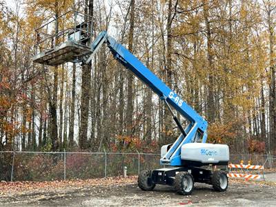 2016 Genie S-65 65' 4WD Telescopic Boom Lift Man Aerial Platform Ford bidadoo