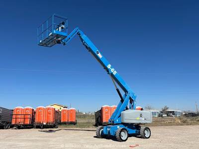 2012 Genie S-65 65' 4WD Diesel Telescopic Boom Lift Man Aerial Platform bidadoo