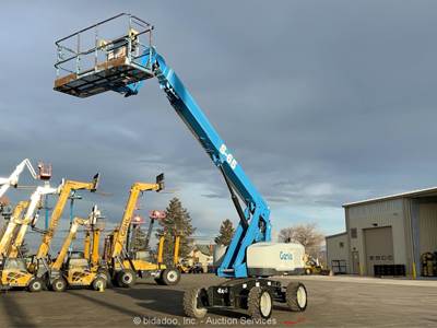 2018 Genie S-65 65' 4WD Diesel Telescopic Boom Lift Man Aerial Platform bidadoo
