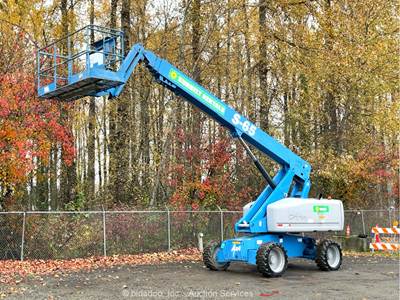 2012 Genie S-65 65' 4WD Telescopic Boom Lift Man Aerial Platform Diesel bidadoo
